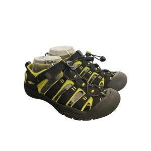 KEEN Women’s Whisper Sandals 1010997 Black Lime Waterproof Hiking Shoes Size 6